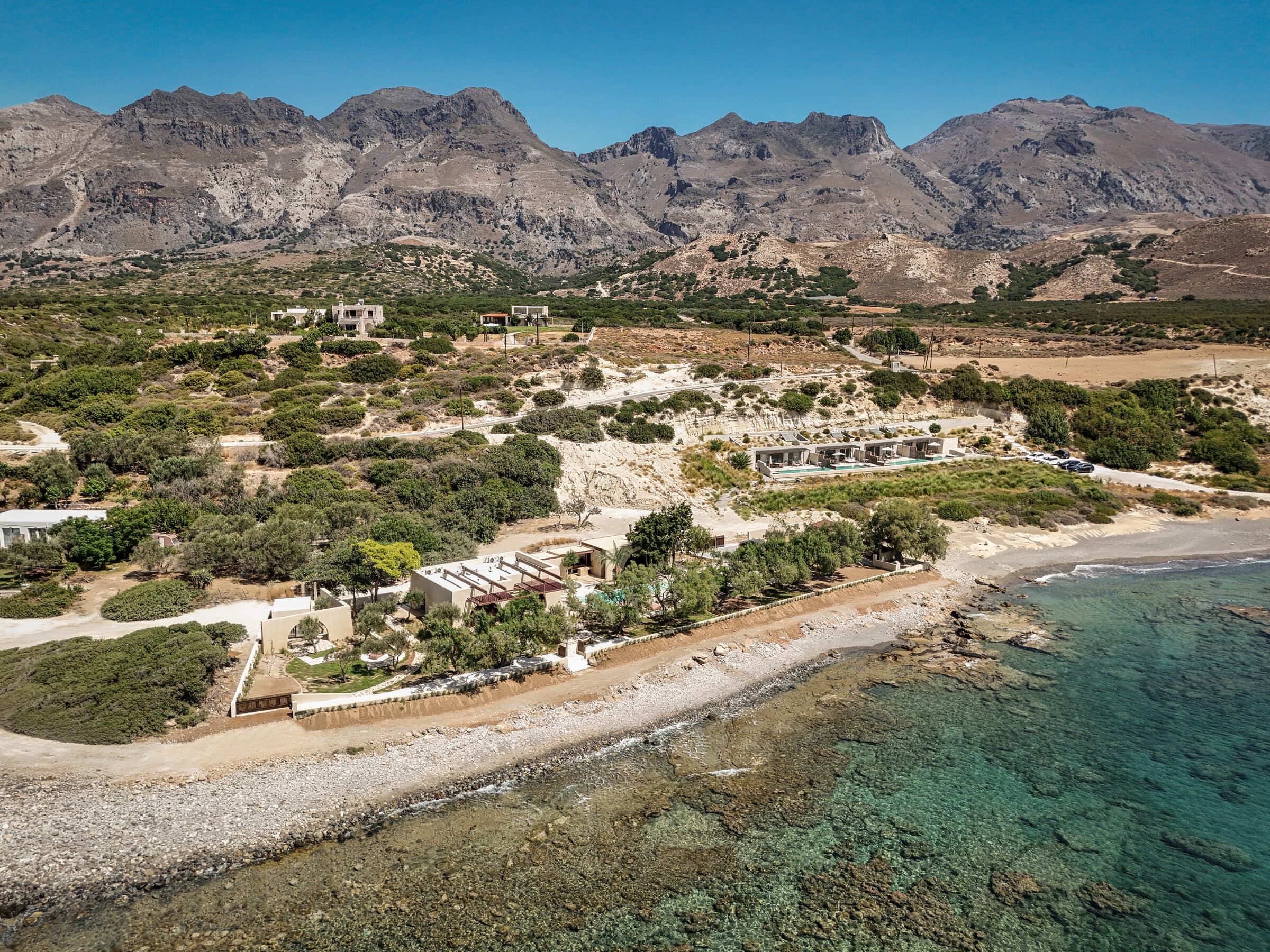 The South Crete landscape — gorges, sea and open coastline near Frangokastelo